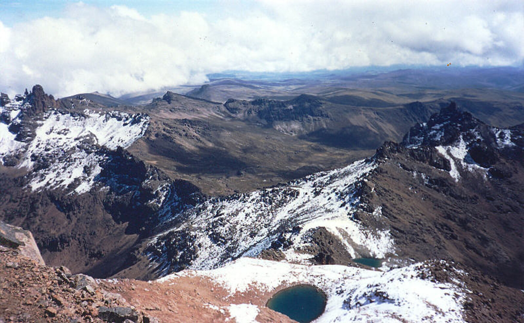 Hiking on Mount Kenya